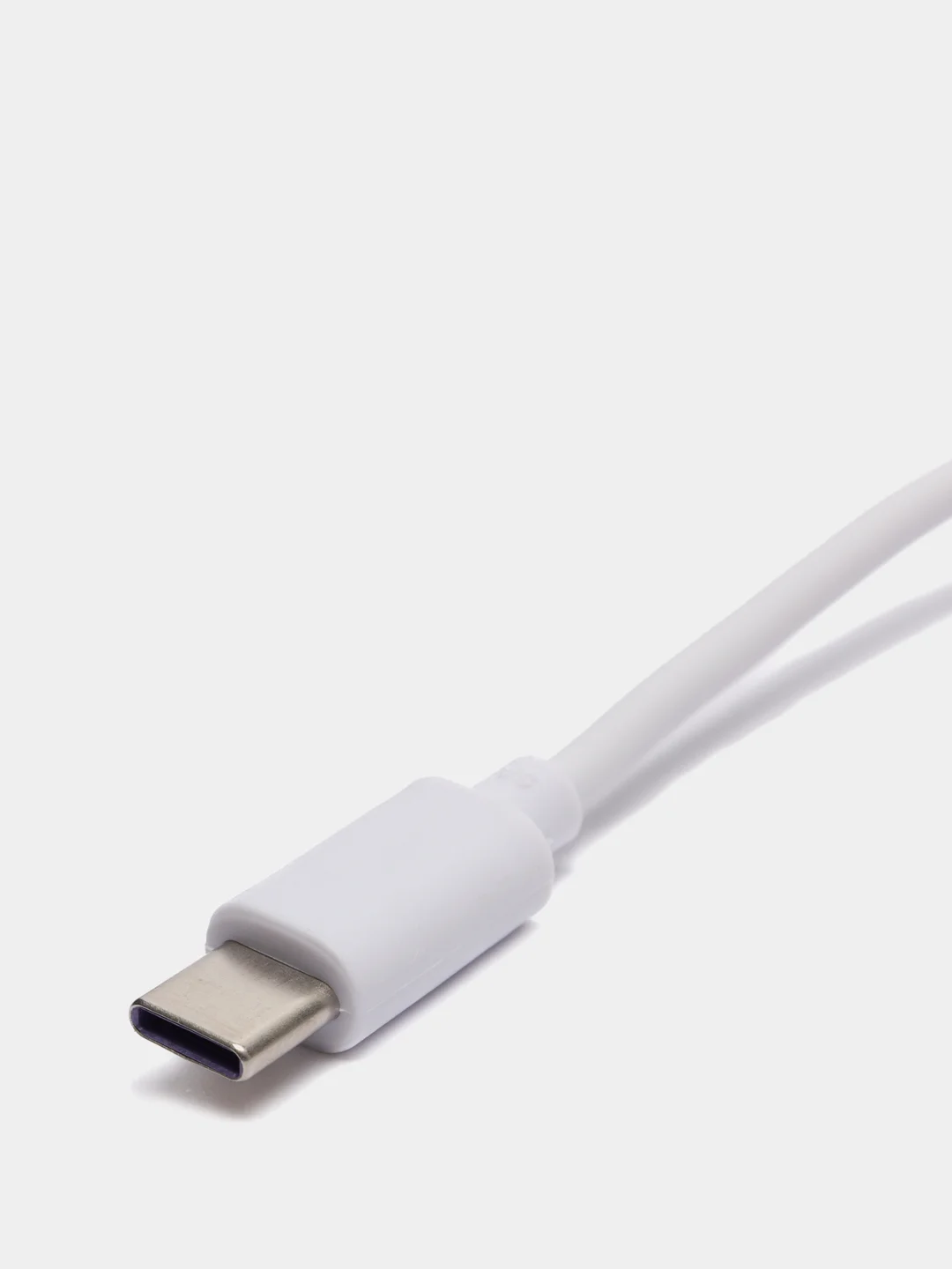 Белый кабель Type-C, для быстрой зарядки и передачи данных