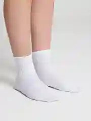 Белый женские, подростковые носки Туркан, белые, черные, Турция