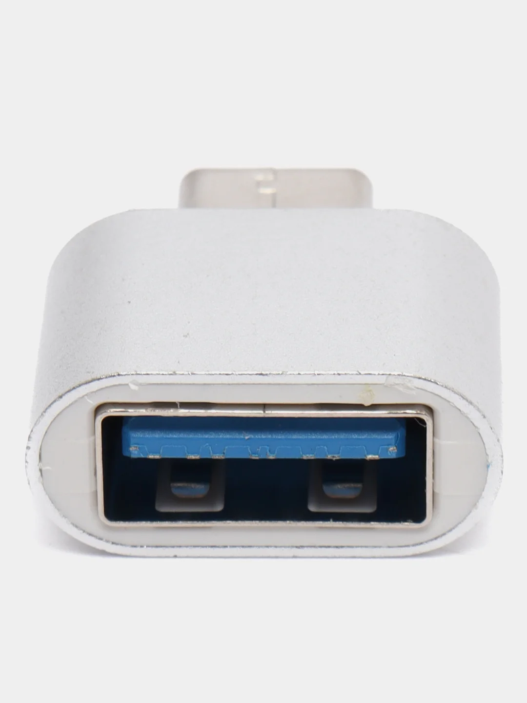 Красный otg переходник Type-C на USB, OTG, металлический корпус