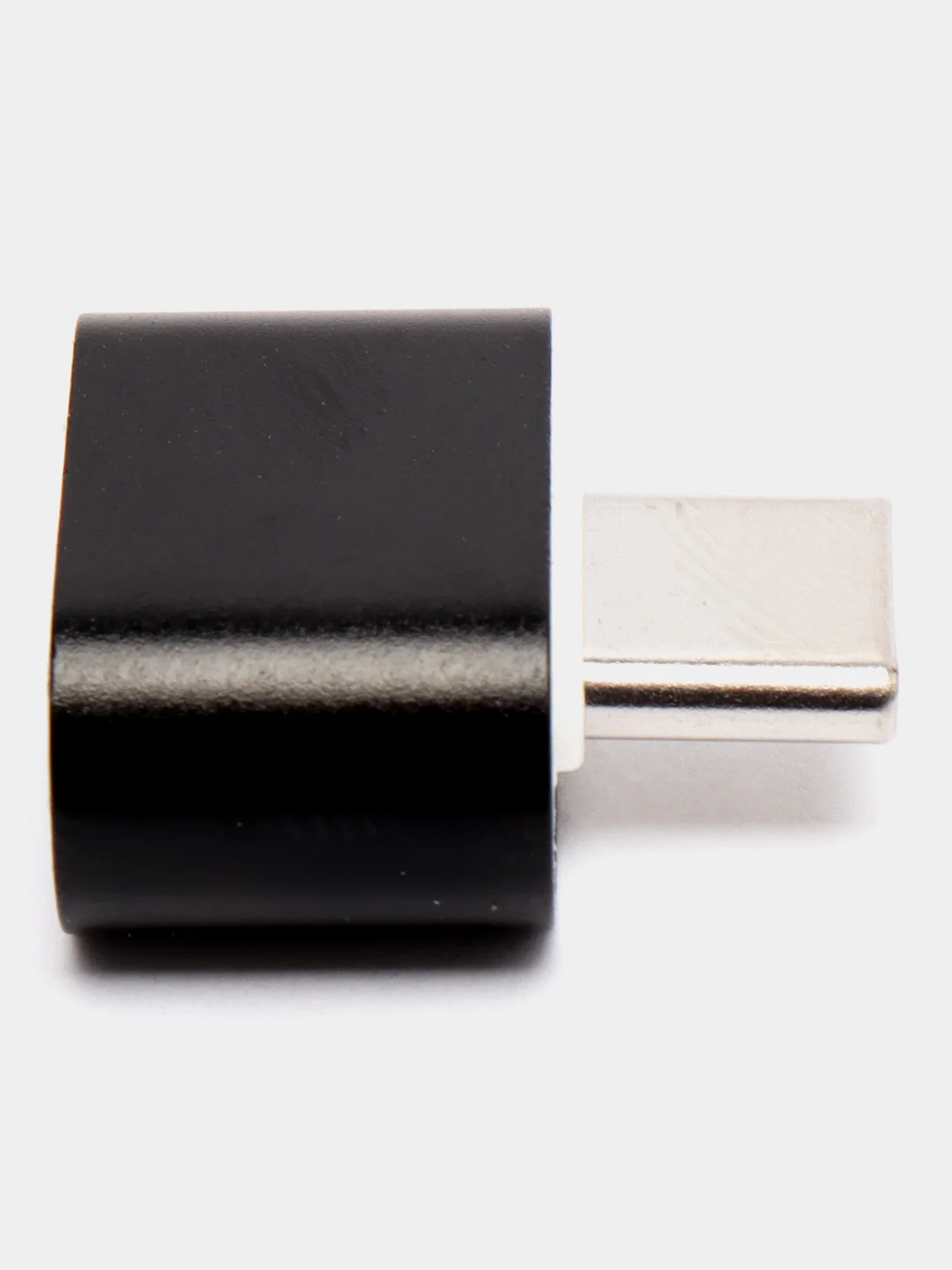 Черный otg переходник Type-C на USB, OTG, металлический корпус