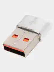 Серебряный переходник Type-C для передчи данных, зарядка айфона type-c usb 3.0