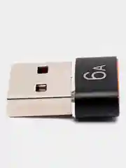 Черный переходник Type-C для передчи данных, зарядка айфона type-c usb 3.0
