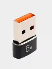 Черный переходник Type-C для передчи данных, зарядка айфона type-c usb 3.0