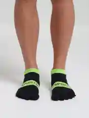 Зеленый носки с пальцами, цветные, унисекс, спортивные