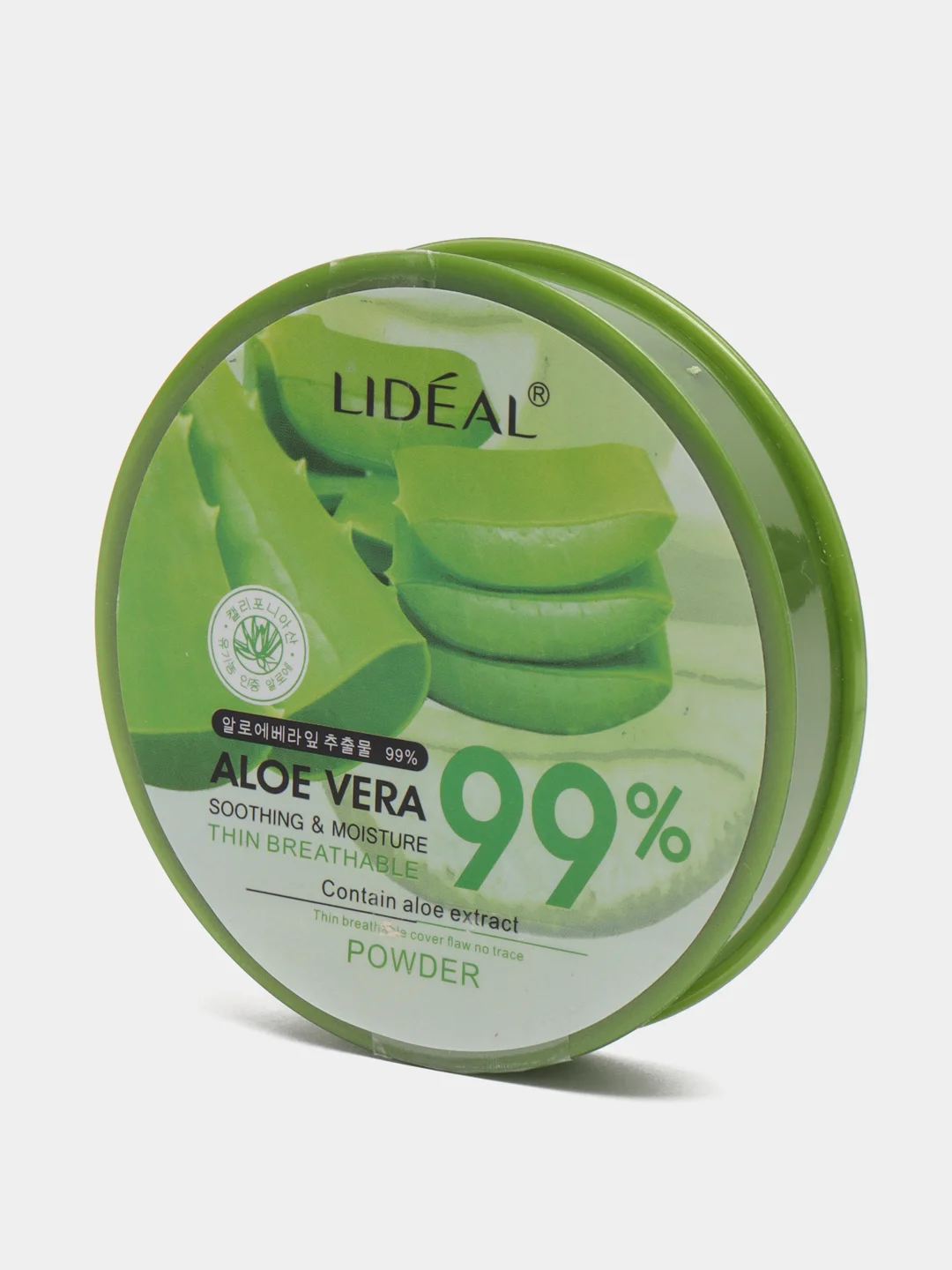 Кремовый пудра для лица с экстрактом алоэ Lideal