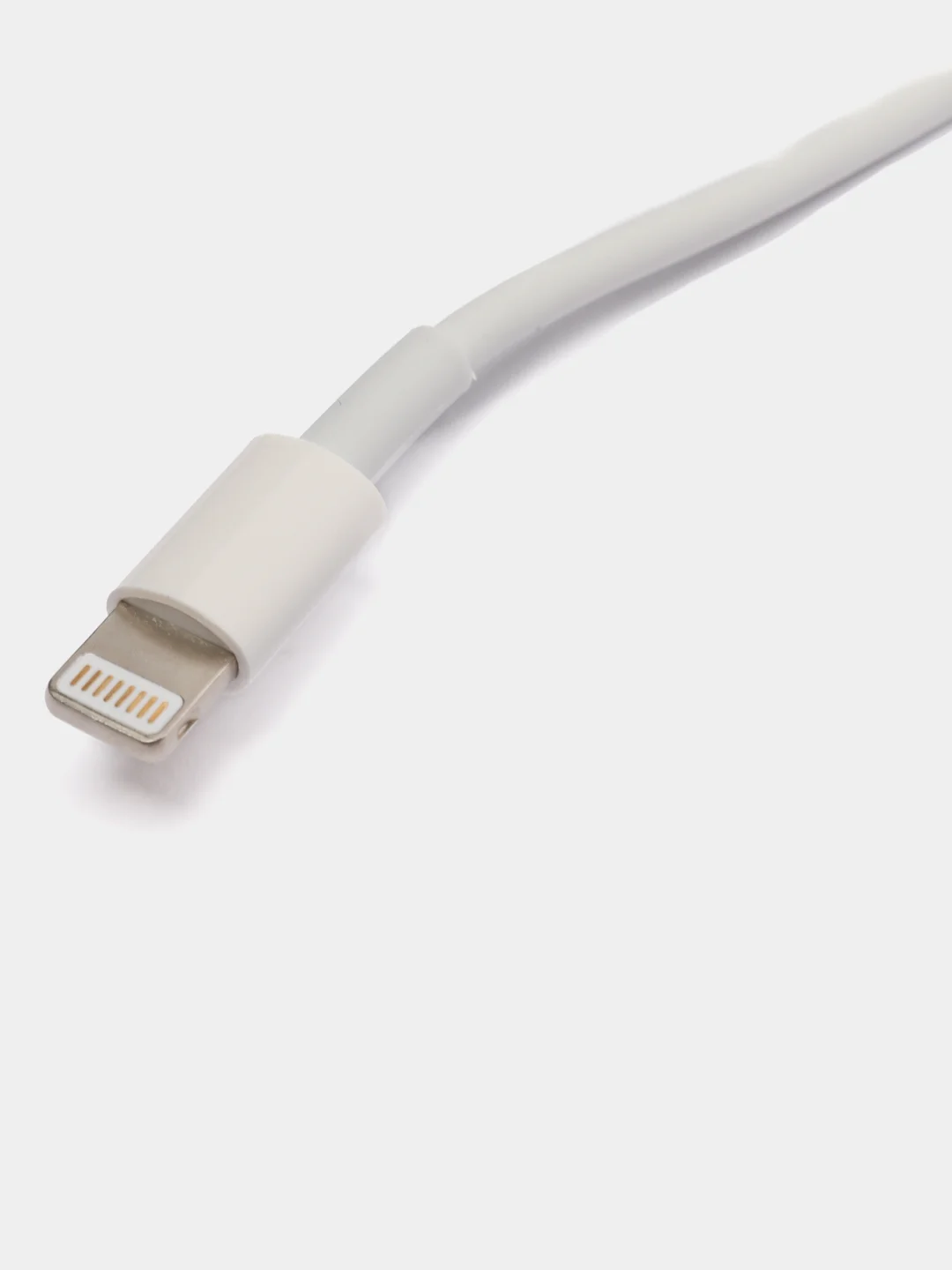 Белый зарядный кабель для iPhone (1 метр) зарядка Lightning Apple на айфон зарядник