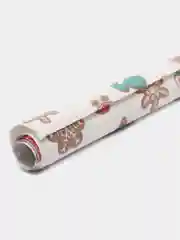 Зеленый упаковочная бумага, подарочная, новогодняя глянцевая, 50 х 70 см, 10 видов