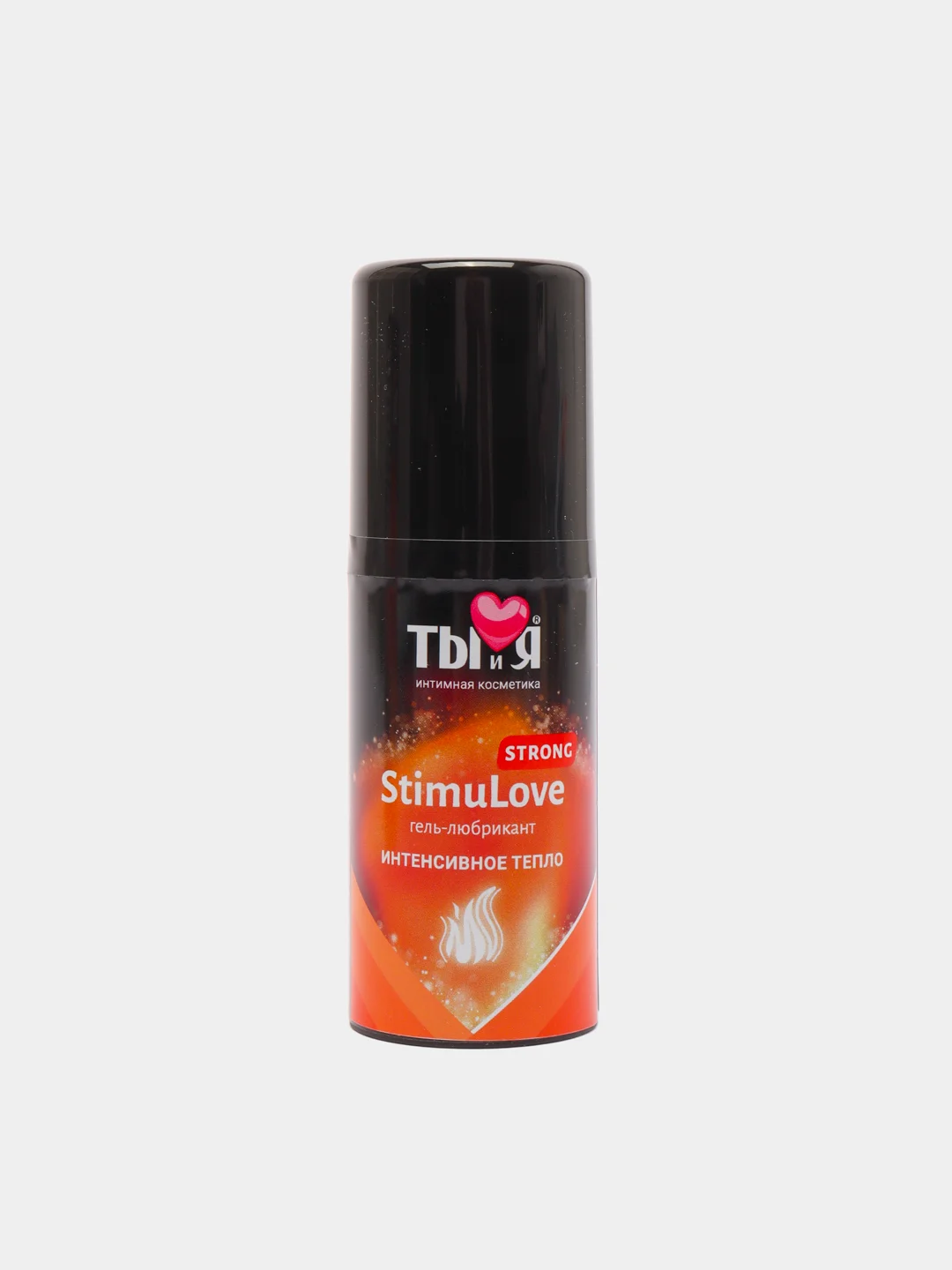 Багровый гель-лубрикант Stimulove Strong "ТЫ и Я" разогревающий