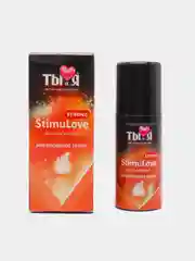 Багровый гель-лубрикант Stimulove Strong "ТЫ и Я" разогревающий