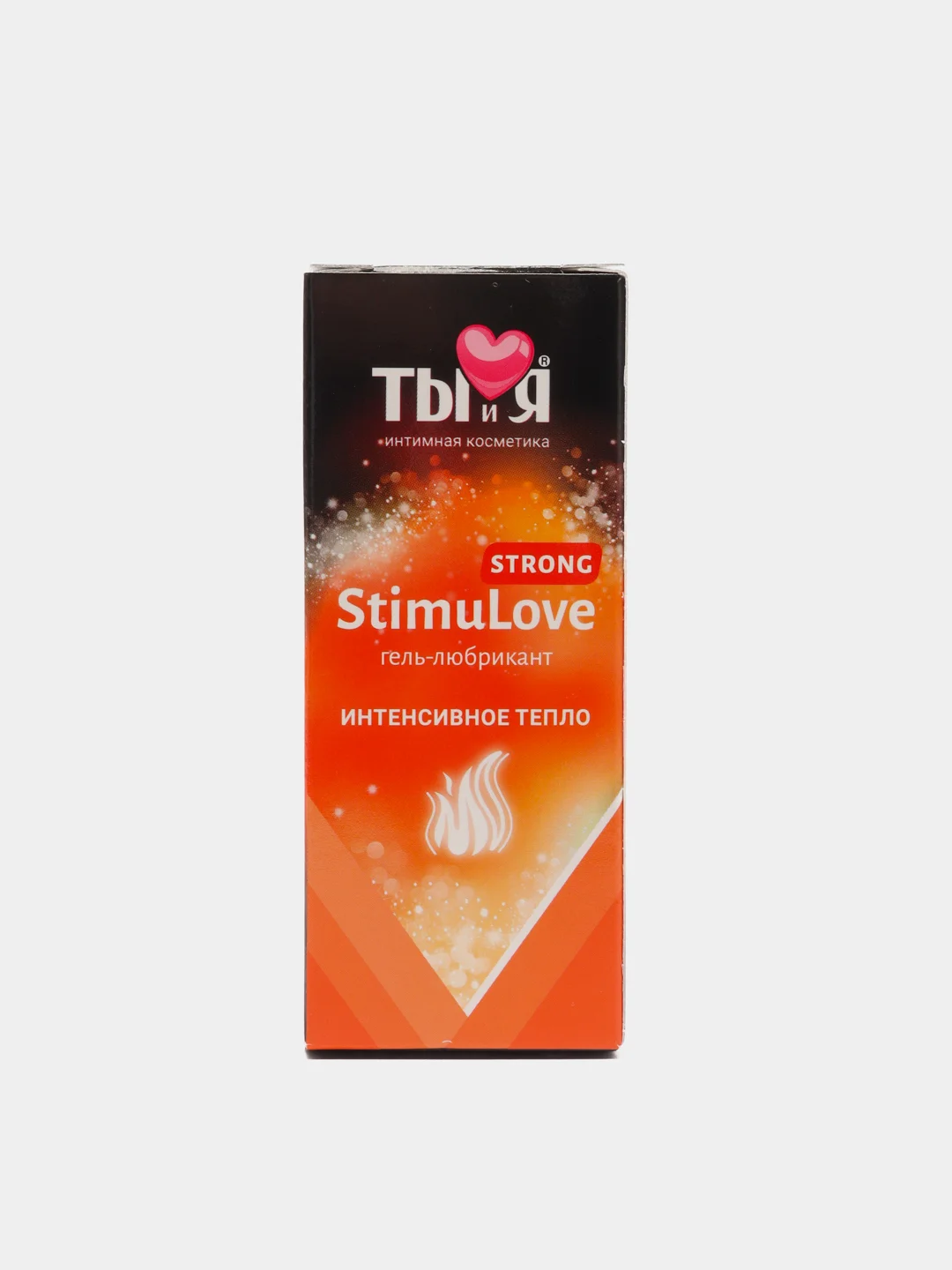 Багровый гель-лубрикант Stimulove Strong "ТЫ и Я" разогревающий