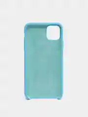 Голубой silicone Case чехол для iPhone 7 8 Plus, SE, XR, 11 Pro Max, 12 Pro Max без Logo