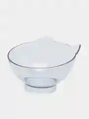 Бордовый миска для домашних животных, тройная