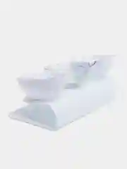 Бордовый миска для домашних животных, тройная