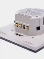 Серый умный выключатель, с Алисой и Марусей, сенсорный, с Wi-Fi