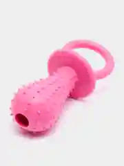 Розовый жевательная соска для животных 14 см.