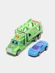 Зеленый игрушка автовоз с машинкой