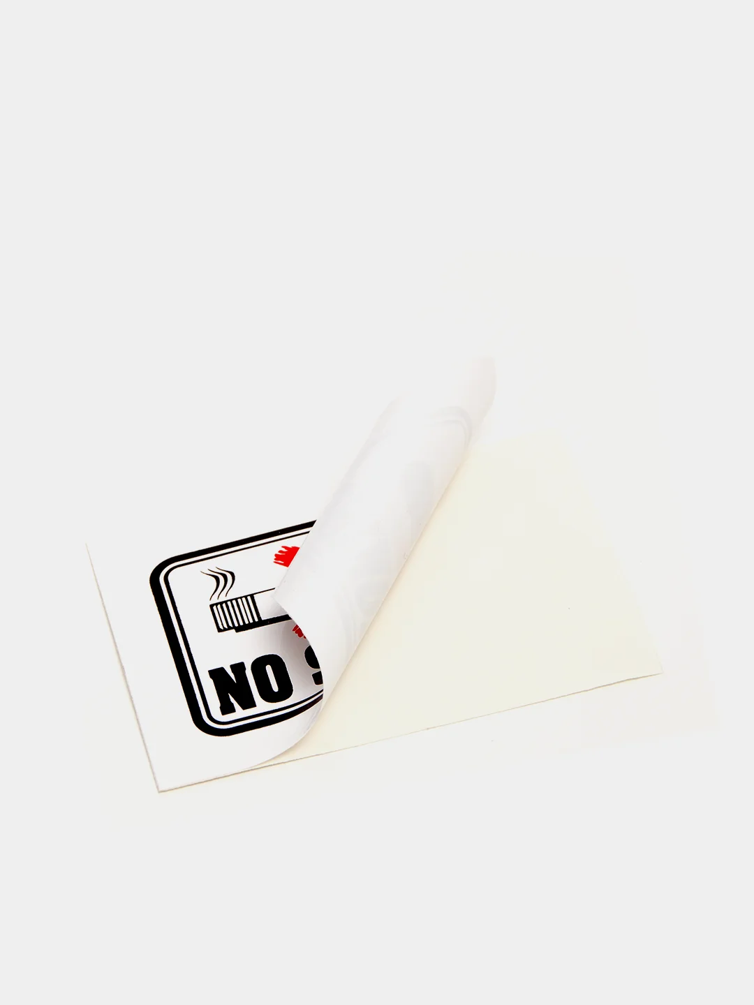 Алый наклейка NO SMOKING