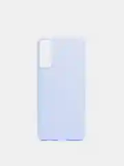 Светло-синий чехол для Samsung S21 Plus цветной матовый