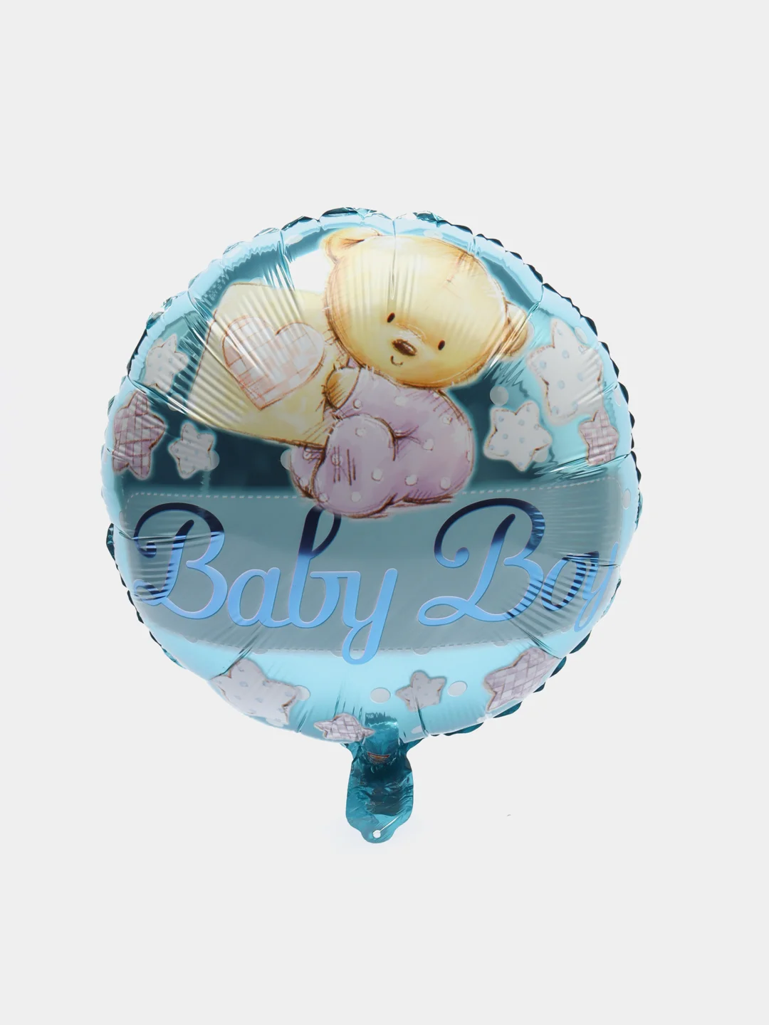 Голубой фольгированный шар Baby girl / Baby boy