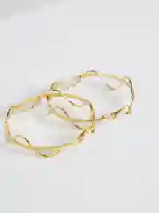 Серьги золотого цвета