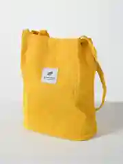 Белый женская сумка шоппер вельветовая