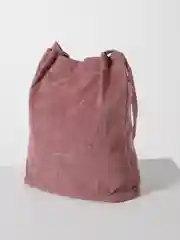 Красный женская сумка шоппер вельветовая