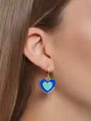 Бирюзовый серьги Холодное сердце