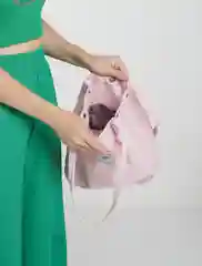Розовый женская сумка шоппер вельветовая