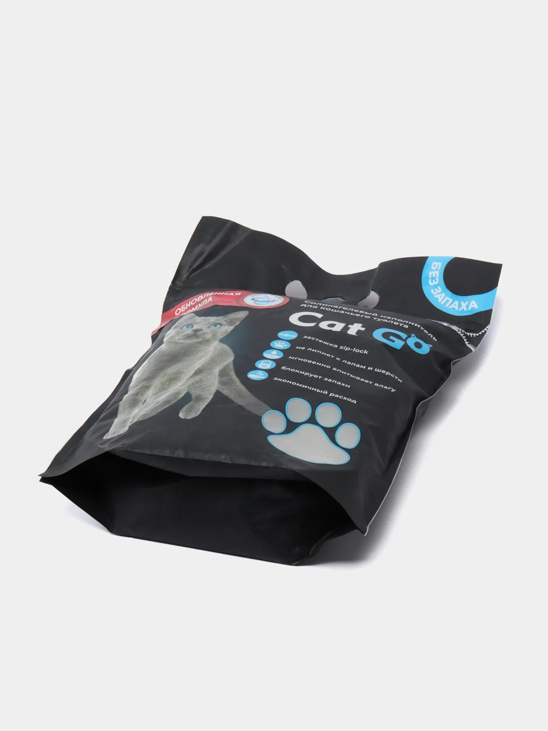 Наполнитель Cat Go EXTRA FRESH, силикагель, впитывающий, круглый, 1,9 кг