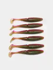 Тёмно-зелёный приманка мягкая Sawamura OneUp Shad 4 дюйма