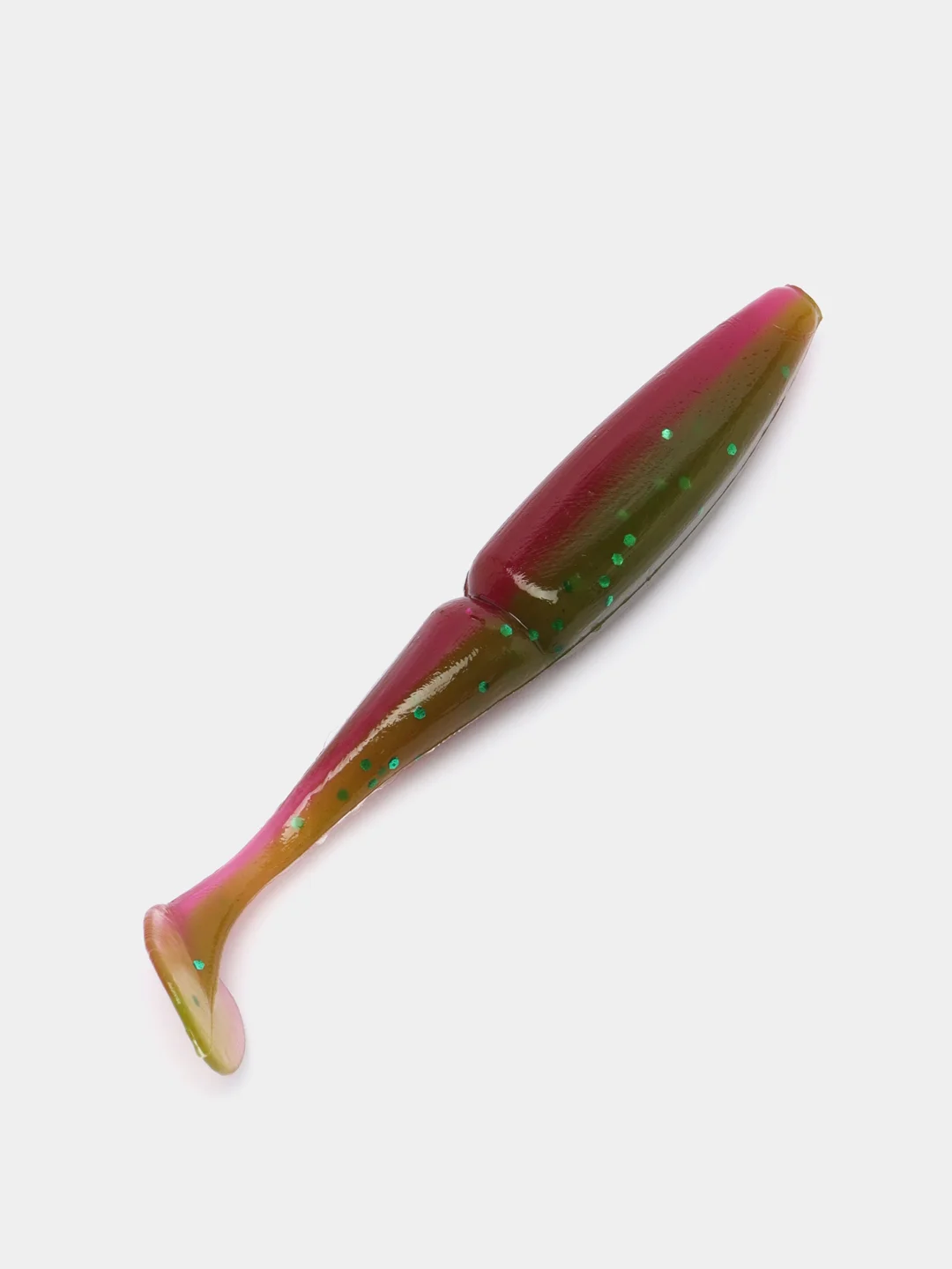 Тёмно-зелёный приманка мягкая Sawamura OneUp Shad 4 дюйма