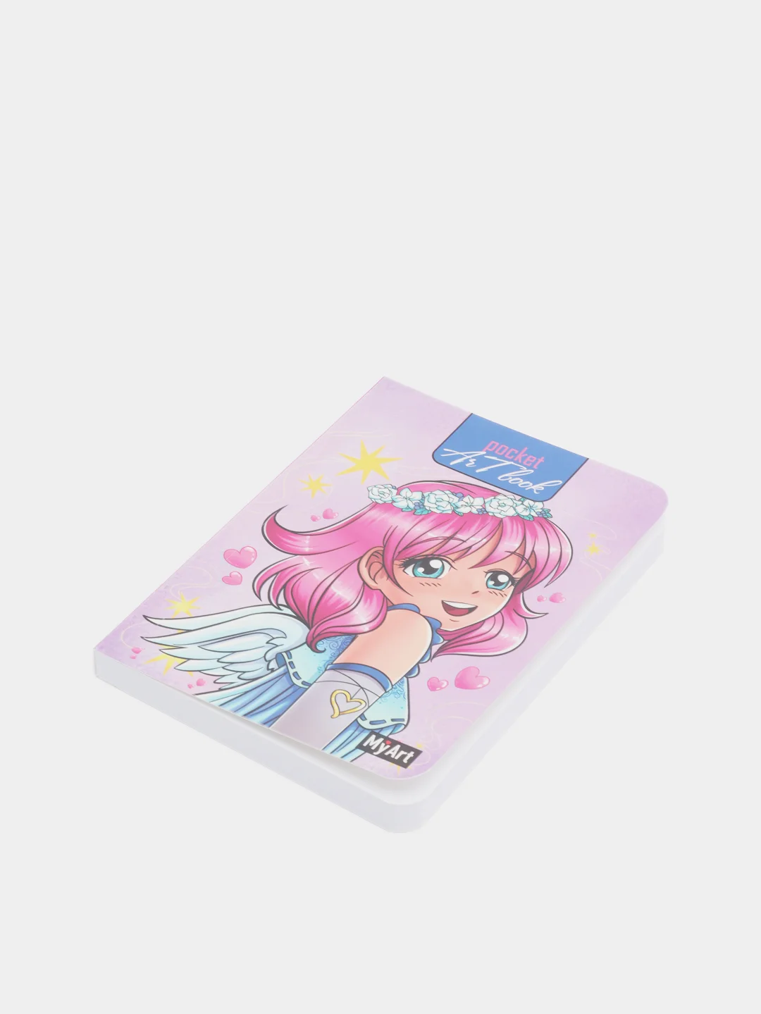 Песочный хаки скетчбук MyArt Pocket Artbook, А6, без линовки, 100 г/м2, 80 листов. Проф-Пресс