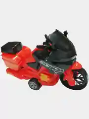 Красный гоночный мотоцикл инерционный