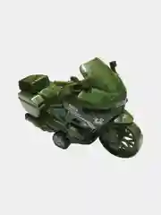 Лесной зеленый гоночный мотоцикл инерционный