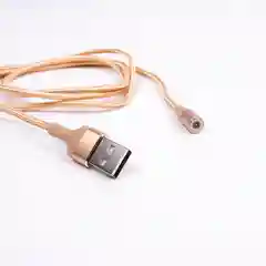 Золотой кабель зарядный lightning, type-c, магнитный, для айфон, андроид 1,2 м