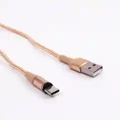 Золотой кабель зарядный lightning, type-c, магнитный, для айфон, андроид 1,2 м