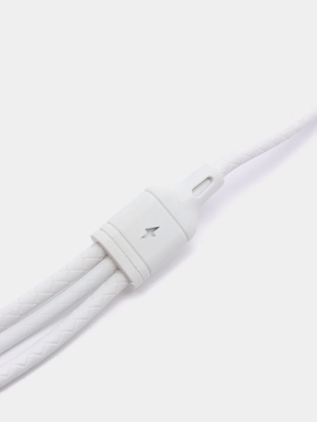 Белый кабель для зарядки Type-c, Micro USB, Lightning USB, 3 в 1