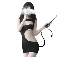 Черный эротическое боди для ролевых игр