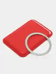 Красный чехол-бумажник из эко-кожи с поддержкой MagSafe для телефона