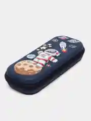 Индиго пенал школьный 3D, с жестким каркасом и 3D рисунком