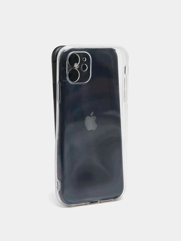 Чехол прозрачный силикон iPhone 12 mini, 12, 12 Pro, 12 Pro Max