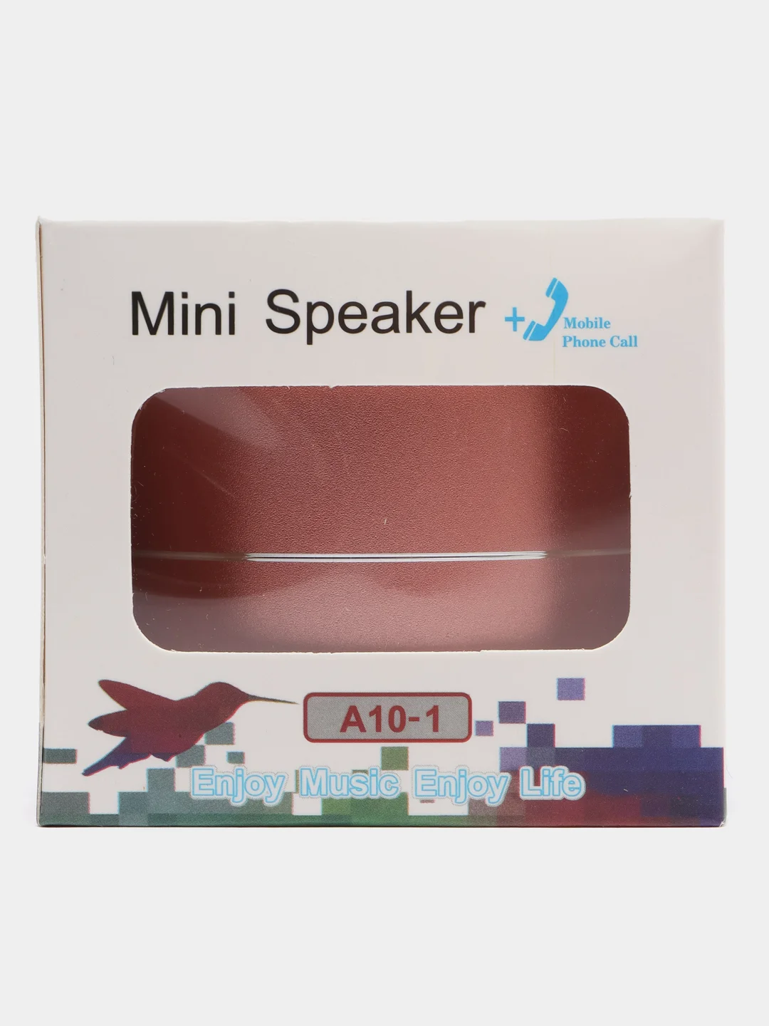 Коралловый портативная Bluetooth-колонка с подсветкой Mini Speaker А10