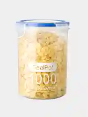 Голубой емкость для хранения сыпучих продуктов