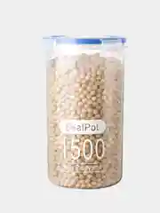 Голубой емкость для хранения сыпучих продуктов