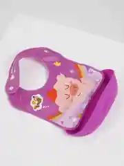Фуксия нагрудник с пластиковым съемным карманом