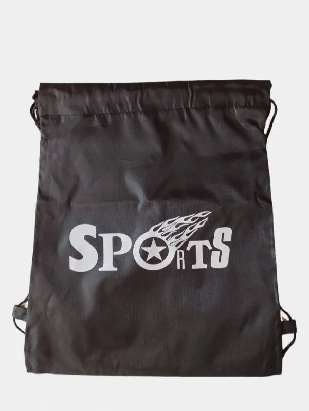 Угольный мешок для обуви с принтом "Sport"