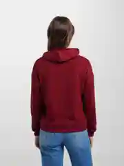 Бордовый толстовка женская с капюшоном