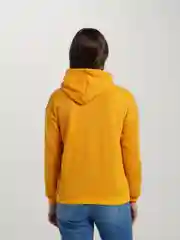 Желтый толстовка женская с капюшоном