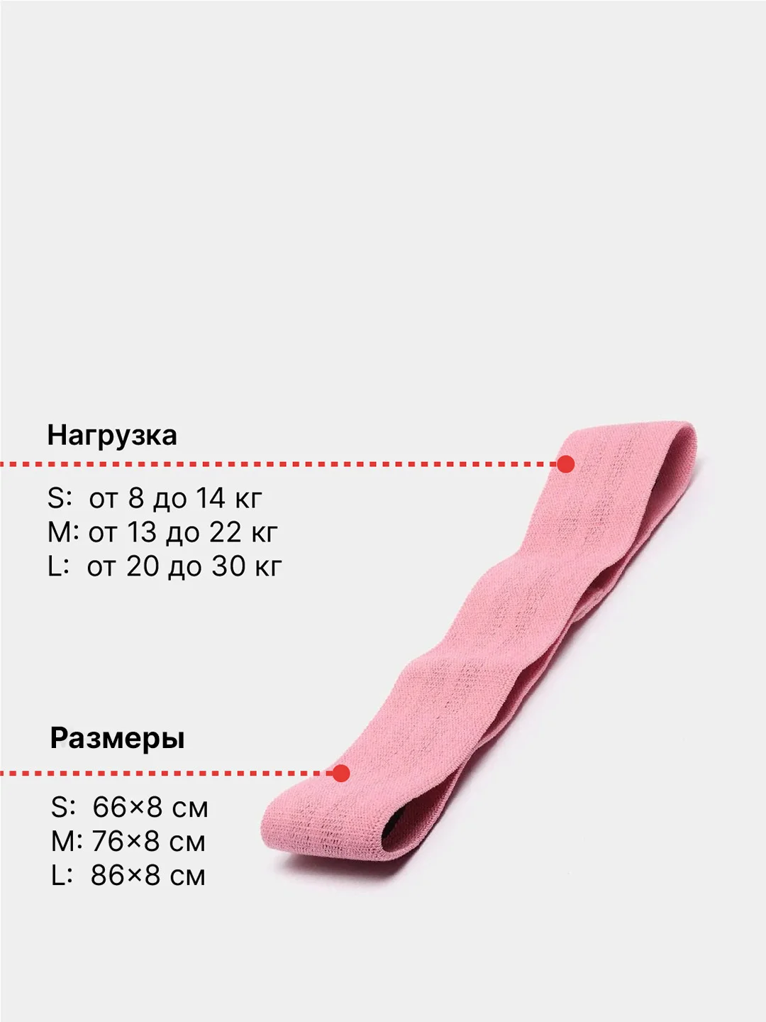Конфетный фитнес резинка тканевая, лента эспандер для фитнеса