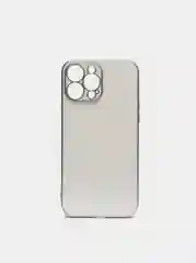 Белый чехол для iPhone 13 Pro Max силиконовый айфон про макс